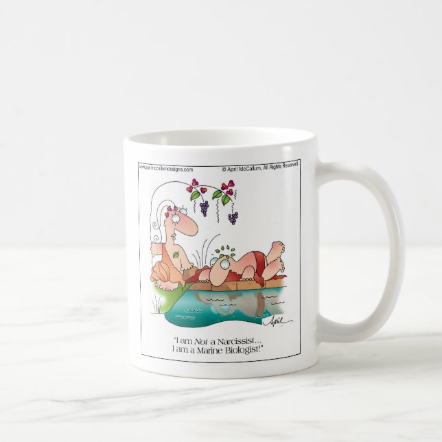 NARCISSIST Tasse bis April McCallum (Rechts)