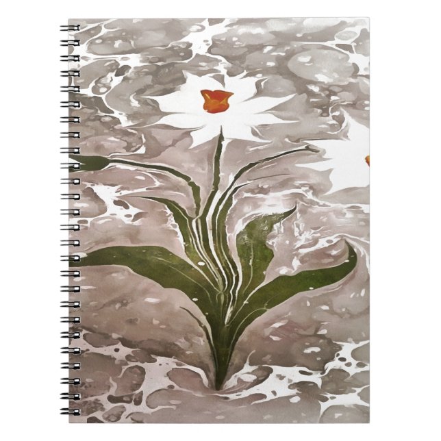 Narcissus On Marble Notizblock (Vorderseite)