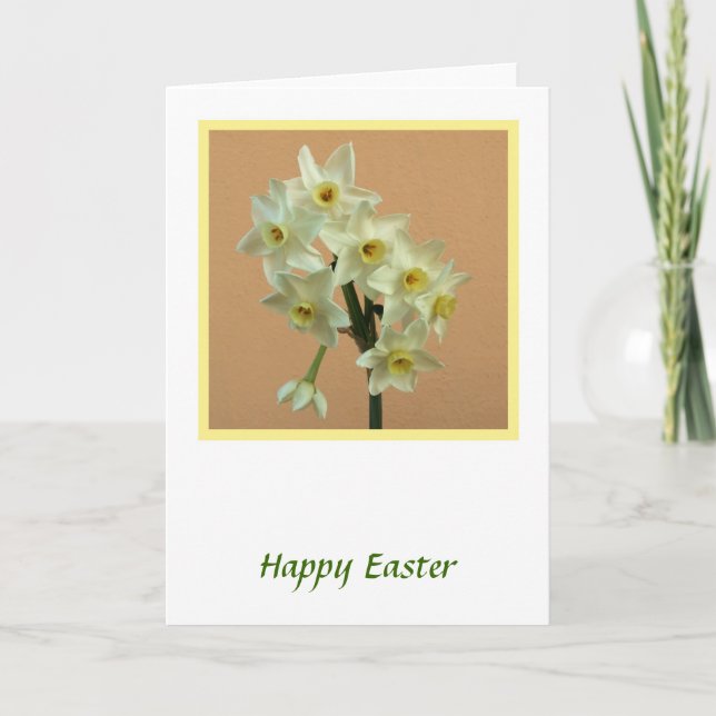 Narcissus Osterkarte Feiertagskarte (Vorderseite)