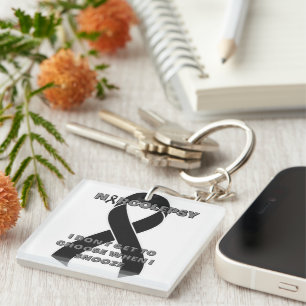 Narcolepsy Awareness Ribbon Schlüsselanhänger