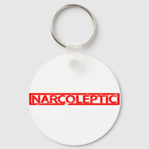 Narcoleptische Briefmarke Schlüsselanhänger