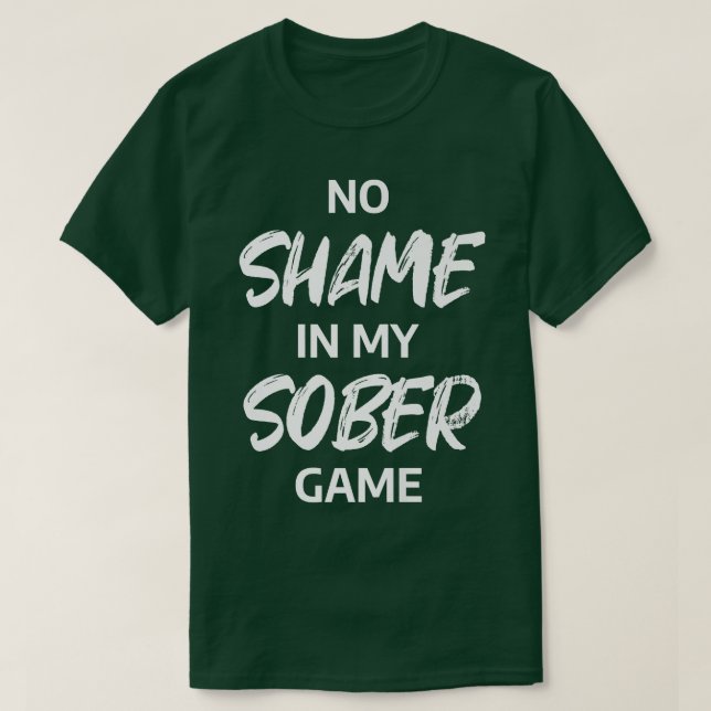 Narcotics sober Drug Alcohol Addiction recovery NA T-Shirt (Design vorne)