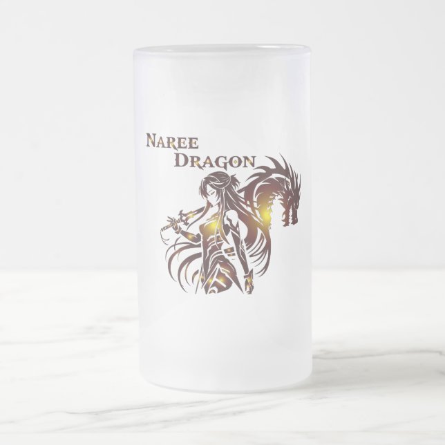 Naree Dragon Beer Glass Mattglas Bierglas (Mittel)