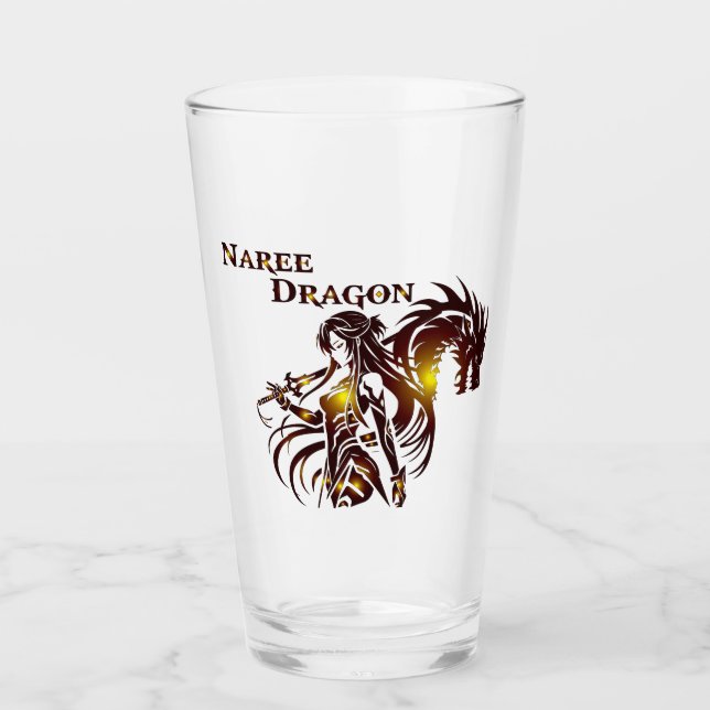 Naree Dragon Drinkware Glas (Vorderseite)
