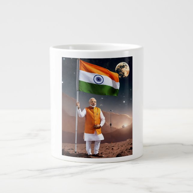 NARENDRA MODI Jumbo-Tasse (Vorderseite)