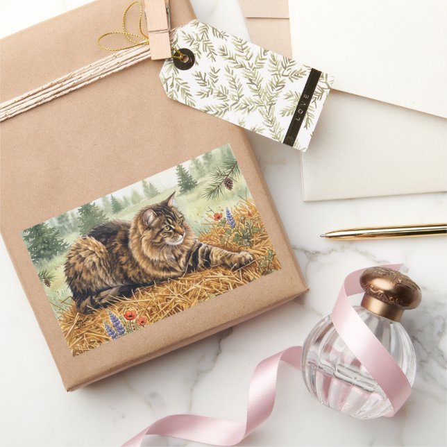 Nari des Waldes Rechteckiger Aufkleber (Schenken)