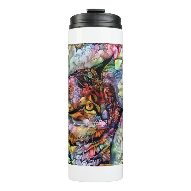 Nari und die Blume Thermosbecher (Vorderseite)
