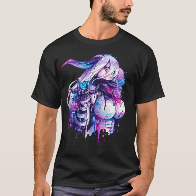 Narja-Entitätscode NA-02 Replikat Chaos Zero Night T-Shirt (Vorderseite)