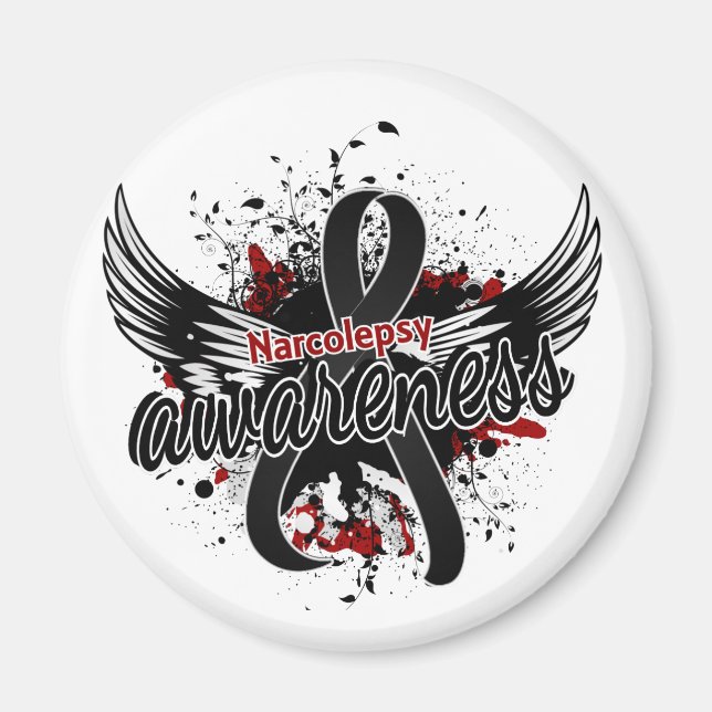 Narkolepsie Bewusstsein 16 Magnet (Vorne)