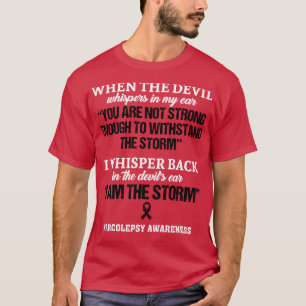 Narkolepsie Bewusstsein, dass ich der Sturm in die T-Shirt