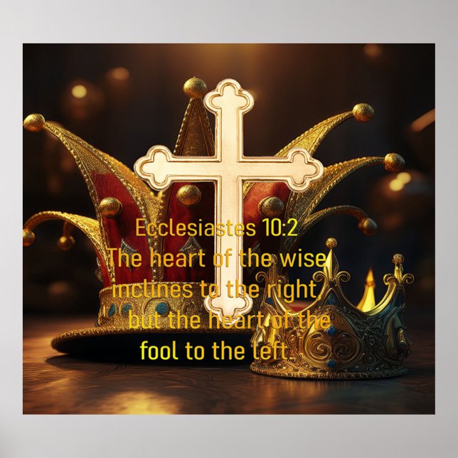 Narr gegen Weise Poster (Vorne)