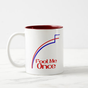 Narr mich einmal zweifarbige tasse