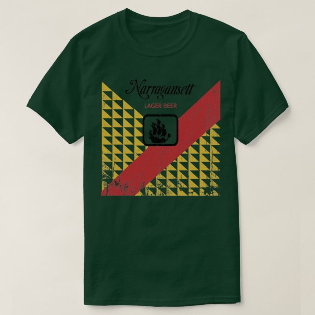 Narragansett-Etikett von Kiefer in Not T-Shirt (Design vorne)
