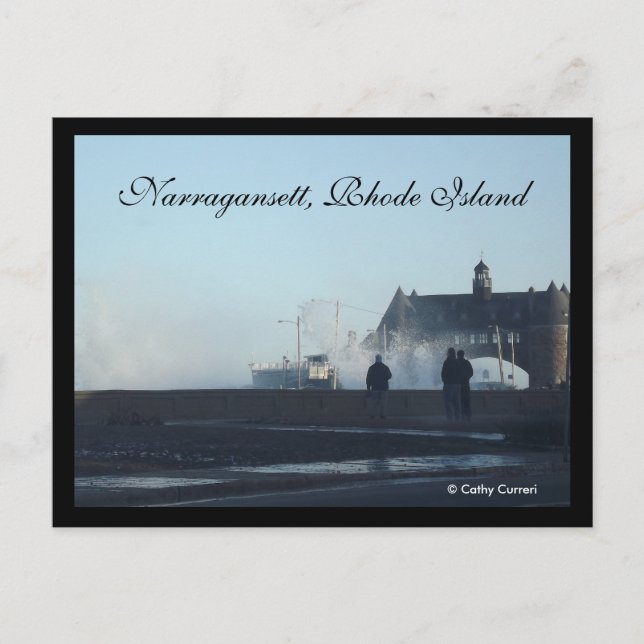 Narragansett, Rhode Island Postkarte (Vorderseite)