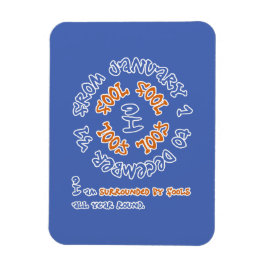 Narren das ganze Jahr über Magnet