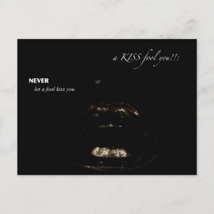 Narren küssen! postkarte