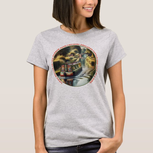 Narrow Boat England T-Shirt (Vorderseite)