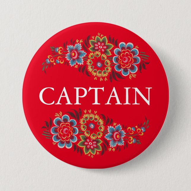 Narrowboat Captain Button (Vorderseite)