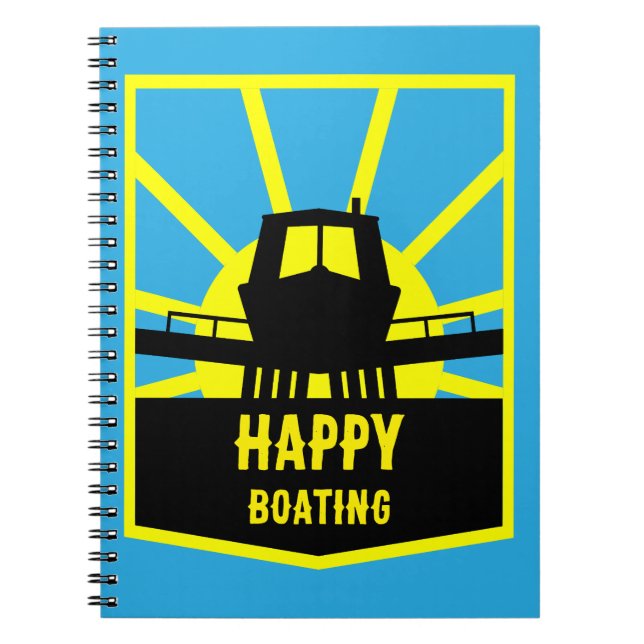 Narrowboat Geschenkideen Notizblock (Vorderseite)