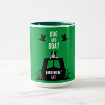 Narrowboat Kanalboat Hunde Liebhaber