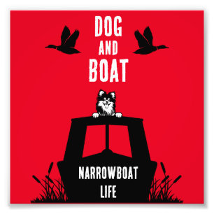 Narrowboat Kanalboat Leben Fotodruck