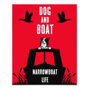 Narrowboat Kanalboat Leben Fotodruck