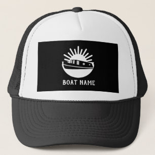 Narrowboat Kanalboot Living Doormat Reisen Umarmun Truckerkappe