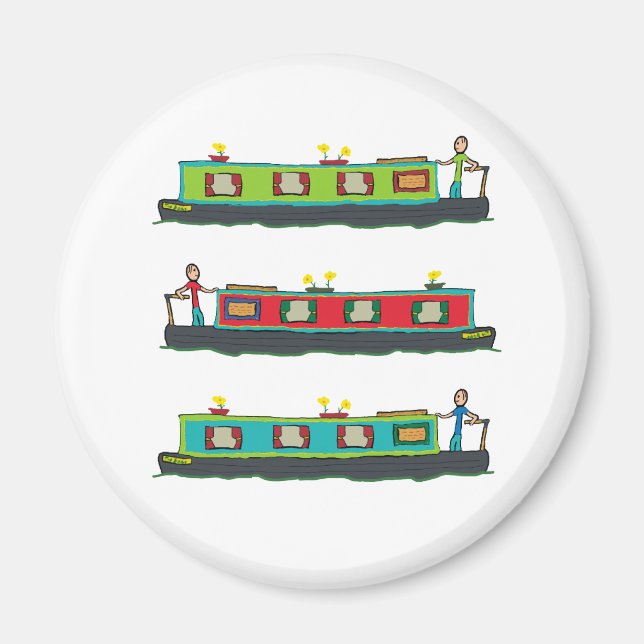 Narrowboat Magnet (Vorne)