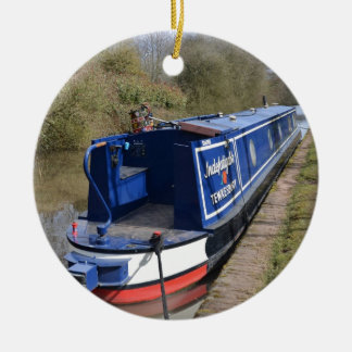 Narrowboat unermüdlich keramik ornament