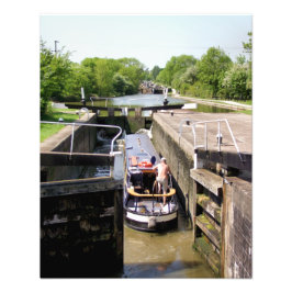 NARROWBOATS FOTO DRUCKEN