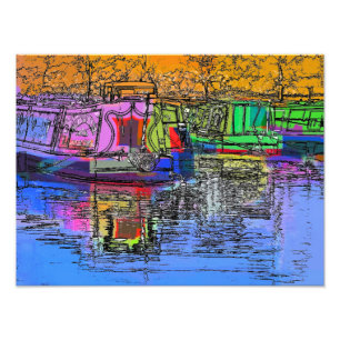 NARROWBOATS FOTODRUCK