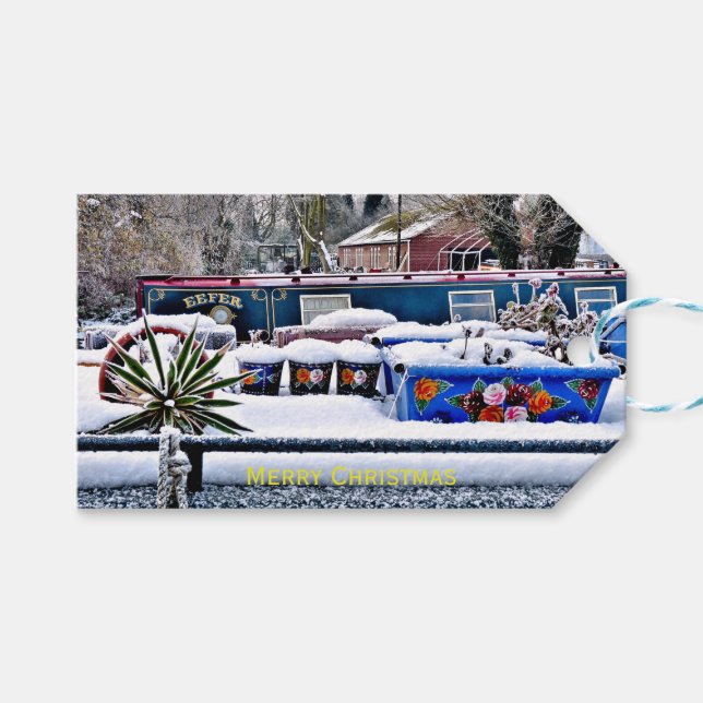 NARROWBOATS GESCHENKANHÄNGER (Vorderseite (Horizontal))