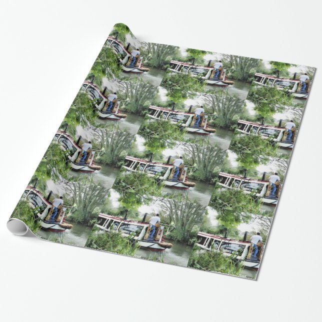 NARROWBOATS GESCHENKPAPIER (Ungerollt)