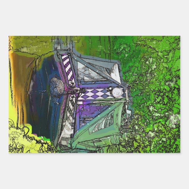 NARROWBOATS GESCHENKPAPIER SET (Vorderseite)