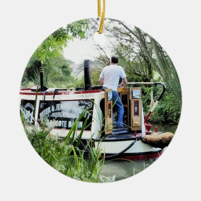 NARROWBOATS KERAMIKORNAMENT (Vorne)