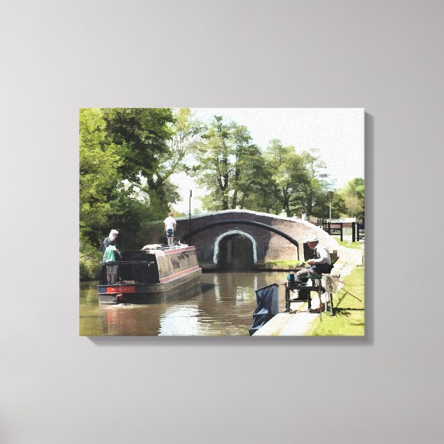 NARROWBOATS LEINWANDDRUCK (Vorderseite)