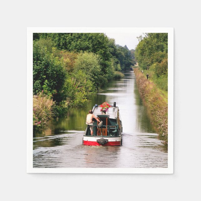 NARROWBOATS SERVIETTE (Vorderseite)