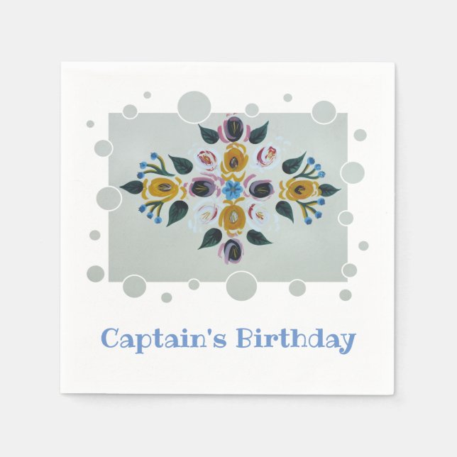 NARROWBOATS SERVIETTE (Vorderseite)