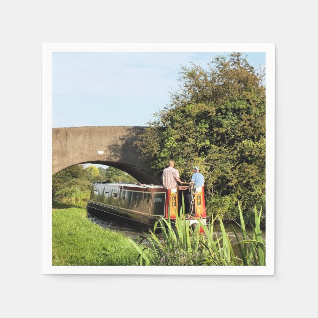NARROWBOATS SERVIETTE (Vorderseite)