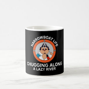 Narrowboote - Kanalkessel - Leben auf einem Boot Kaffeetasse