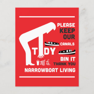 Narrowboter und Kanalboote Flyer