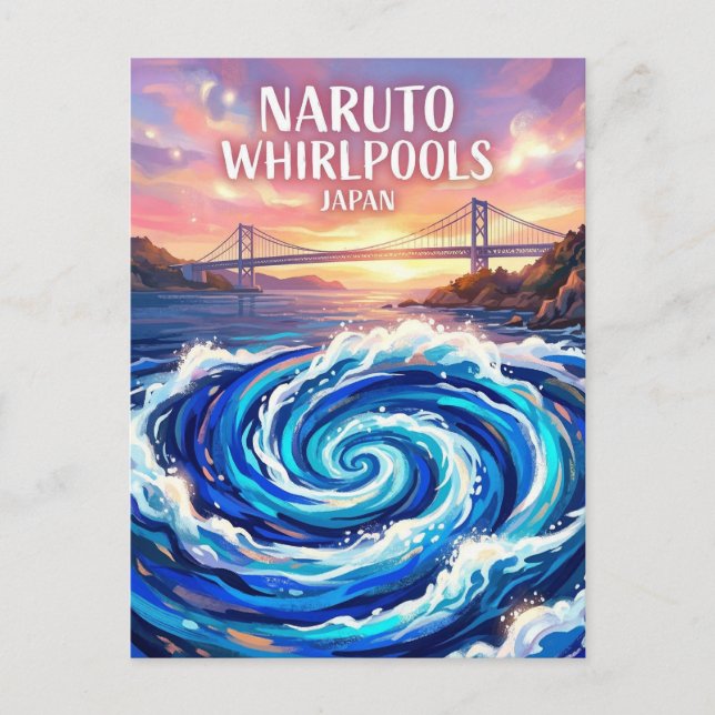Naruto-Strudel Japan Postkarte (Vorderseite)
