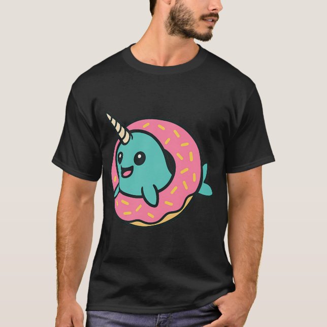 Narwal-Donut T-Shirt (Vorderseite)