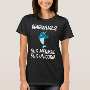 Narwal Für Männer Frauen Narwhal Meereseinhorn Fis T-Shirt