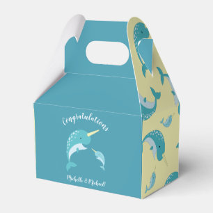 Narwhal Baby Duwer Yellow Gender Neutral Wal Geschenkschachtel