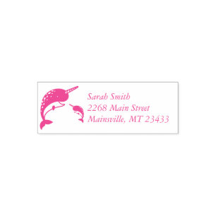 Narwhal Baby Shower Permastempel