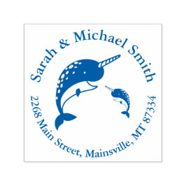 Narwhal Baby Shower Permastempel