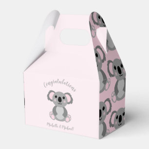 Narwhal Babydusche Gelbes Geschlecht Neutraler Wal Geschenkschachtel