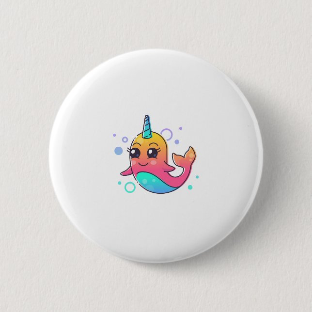 Narwhal Button (Vorderseite)