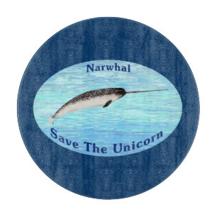Narwhal - Das Einhorn Gerettet Schneidebrett